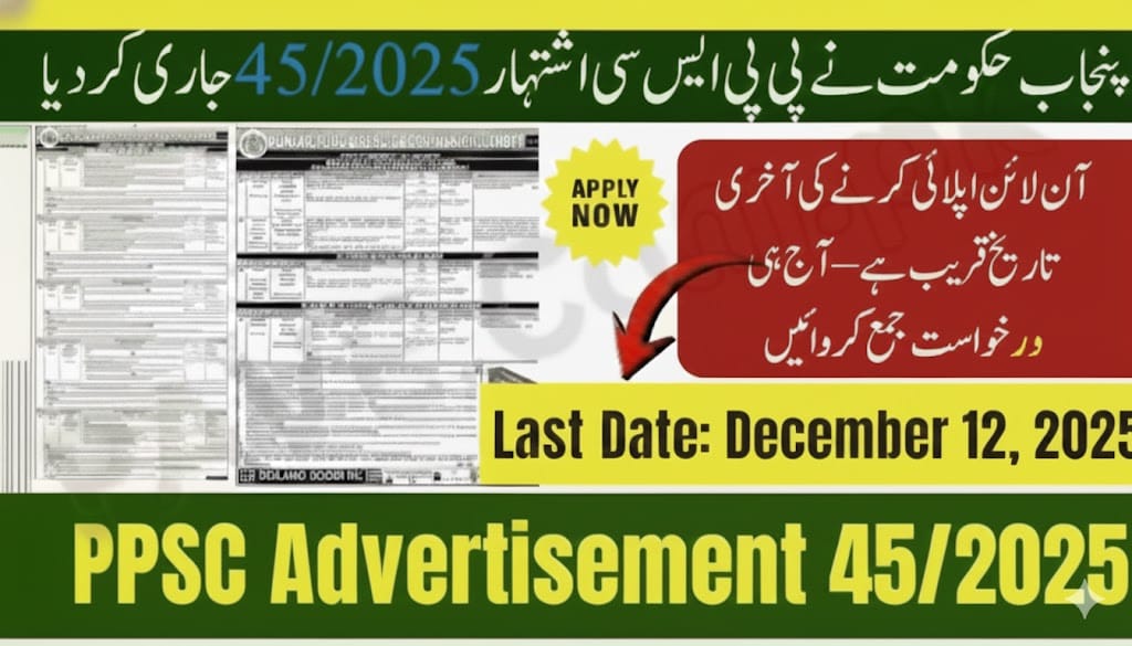 PPSC Jobs 2025- Apply Now